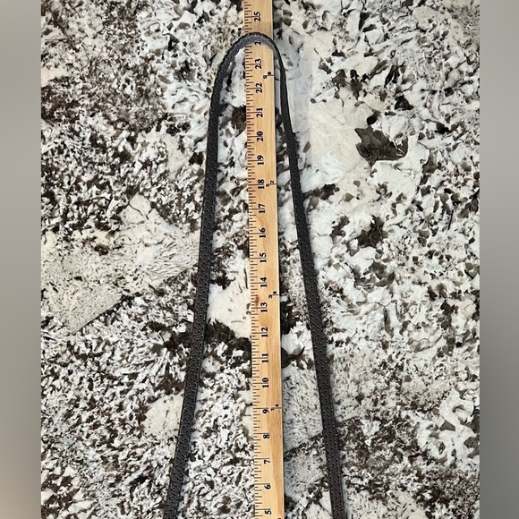 𝅺Luciana Verde Convertible Clutch Snake Print Black Brown - Picture 9 of 10